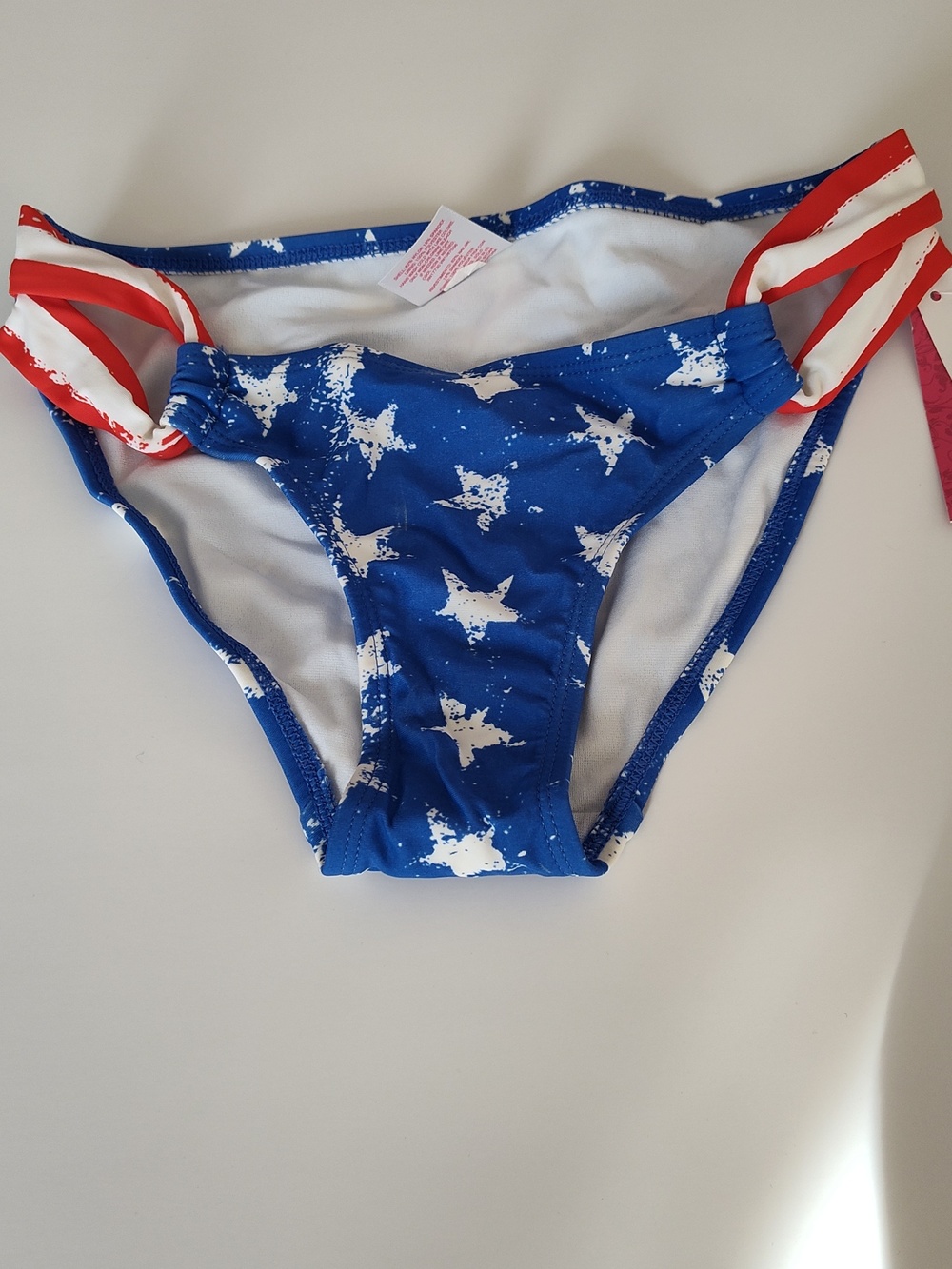 Xhilaration Blue Stars And Stripes - Print Bikini Bottom Summer Swim Suit Bottom